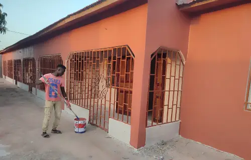 Exterior house painting service in The Gambia by Pabi's Painting – fresh and durable house exterior